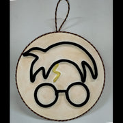 Cerchio Harry Potter A Rilievo, Decorato A Mano, 15 Cm