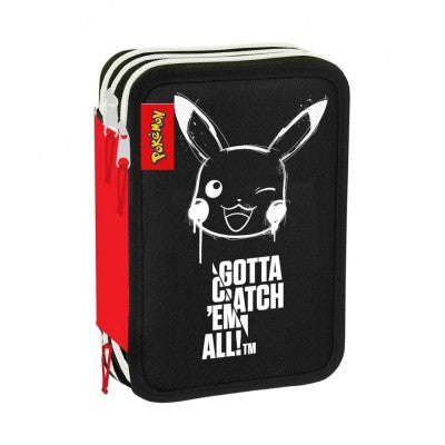 Astuccio 3 Zip Pokemon