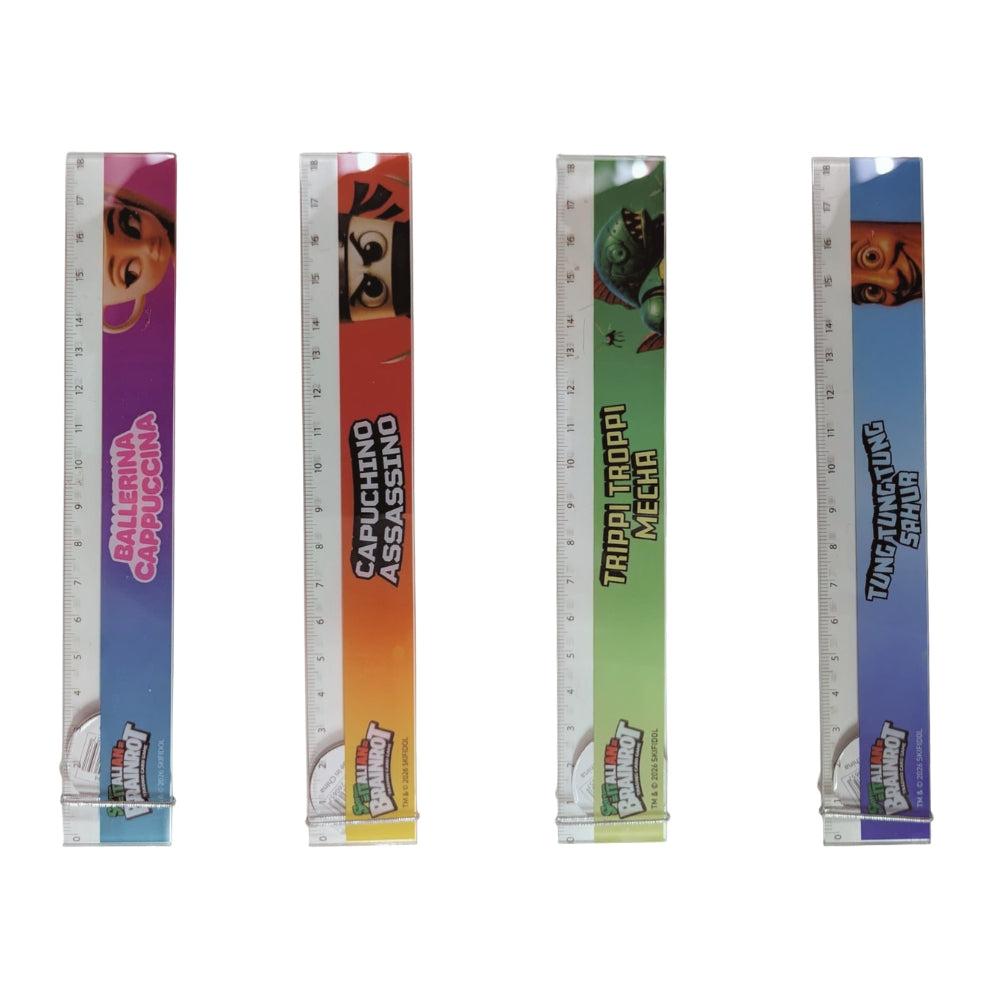 Righello Skifidol Italian Brainrot 18cm - Fantasie Assortite