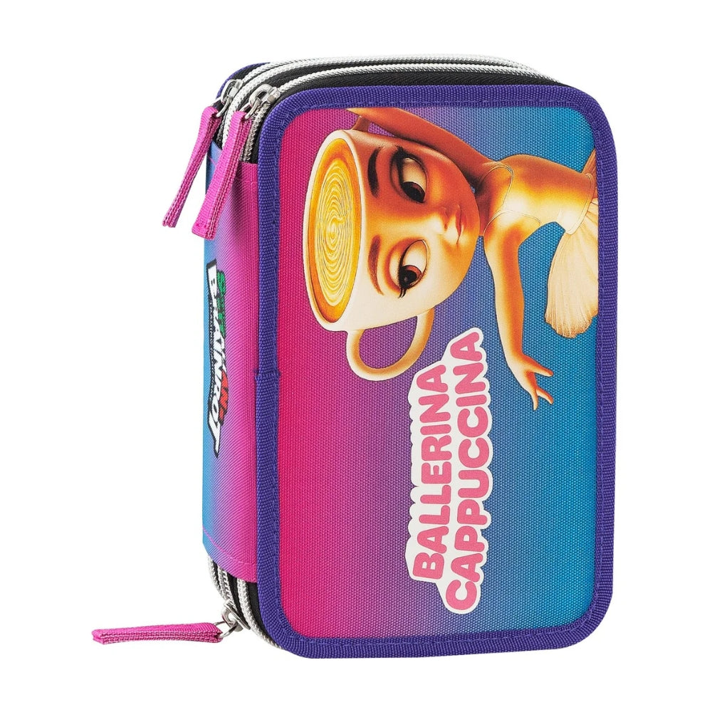 Astuccio 3 Zip Skifidol Italian Brainrot Ballerina Cappuccina