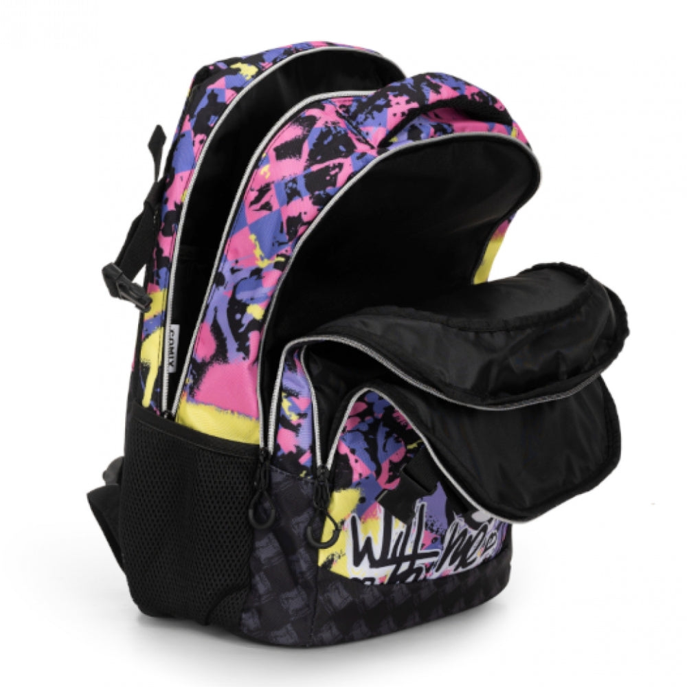 Zaino Organizzato Comix WBS Bear – Viola/Rosa