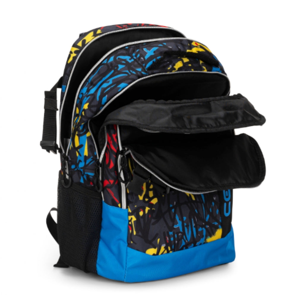 Zaino Organizzato Comix WBS Graffiti – Nero/Blu