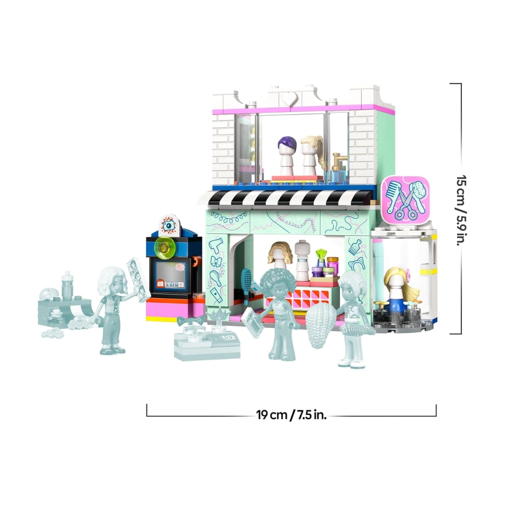 LEGO Friends Parrucchiere e Negozio di Accessori, Salone Giocattolo con 3 Personaggi, Giochi Creativi per lo Sviluppo delle Abilità Sociali per Bambine da 7 Anni, Idea Regalo di Compleanno 42662