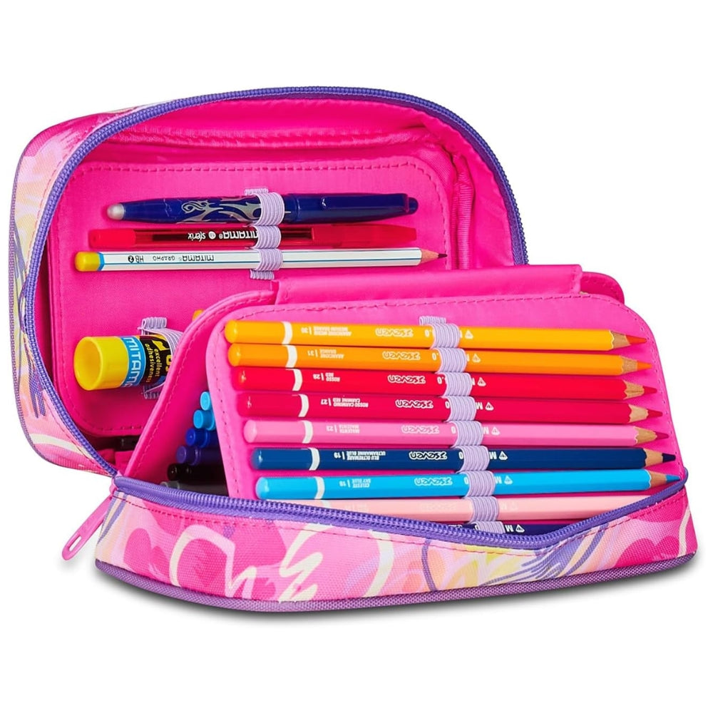 Astuccio Completo 1 Zip Sj Gang Speed Pad New - Tinypatch Girl - Viola/Rosa