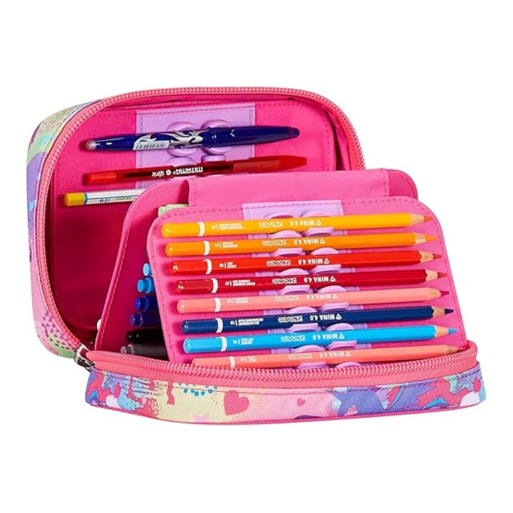 Astuccio Completo 1 Zip SJ Girl Speed Pad Unibraid - Rosa/Fucsia