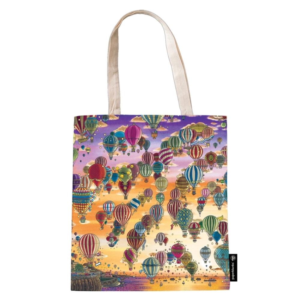 Borsa In Tela Paperblanks - Festival delle Mongolfiere/Giro al Tramonto - Pierre Detective