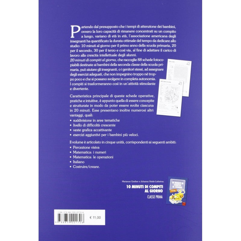 20 Minuti Di Compiti Al Giorno – Classe Seconda