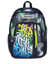 Zaino Seven Dual Detach - Sprint Paint Boy - Grigio/Verde