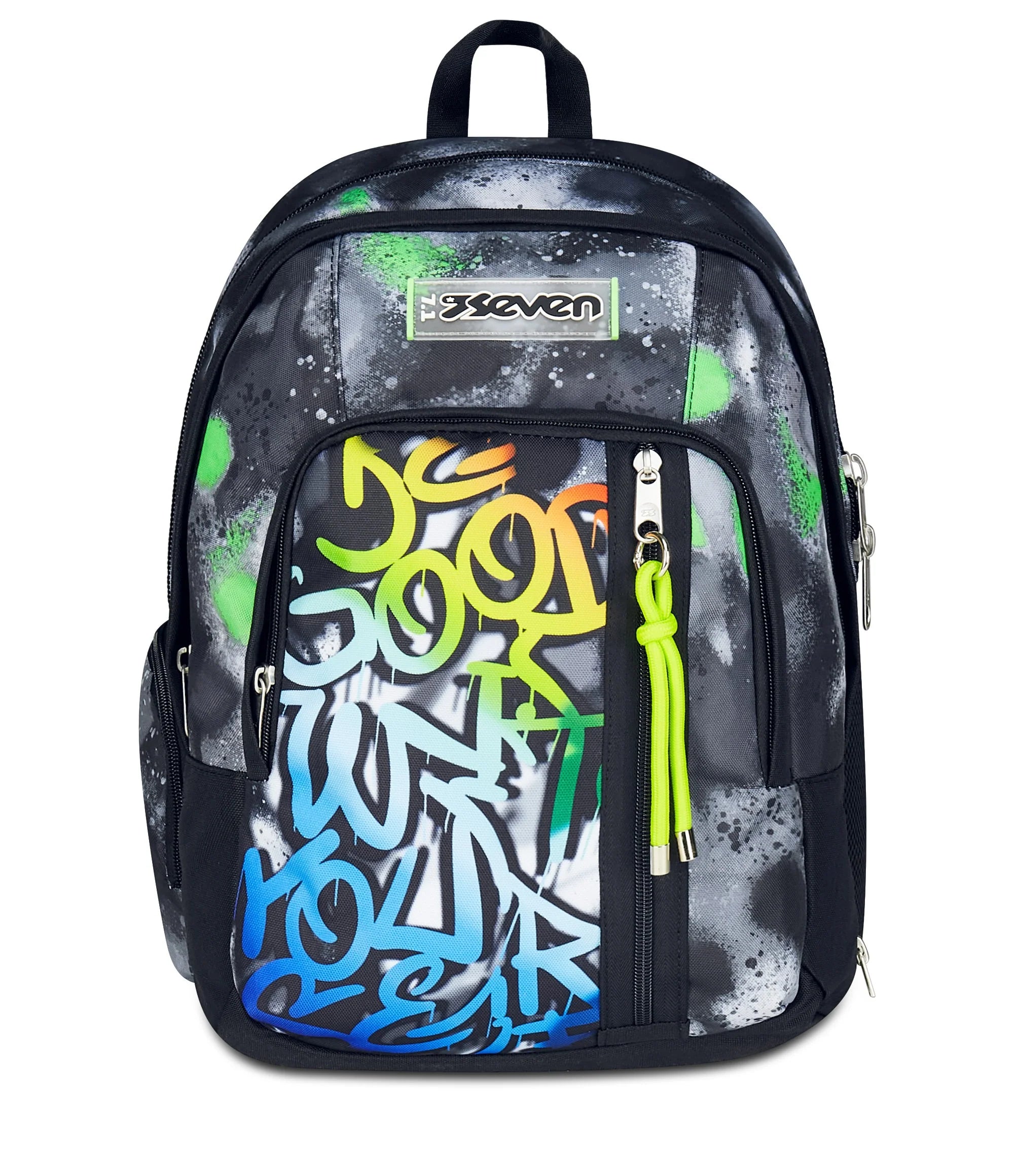 Zaino Seven Dual Detach - Sprint Paint Boy - Grigio/Verde