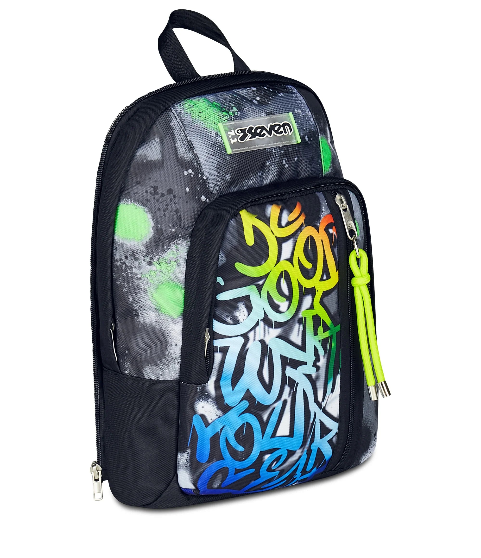 Zaino Seven Dual Detach - Sprint Paint Boy - Grigio/Verde