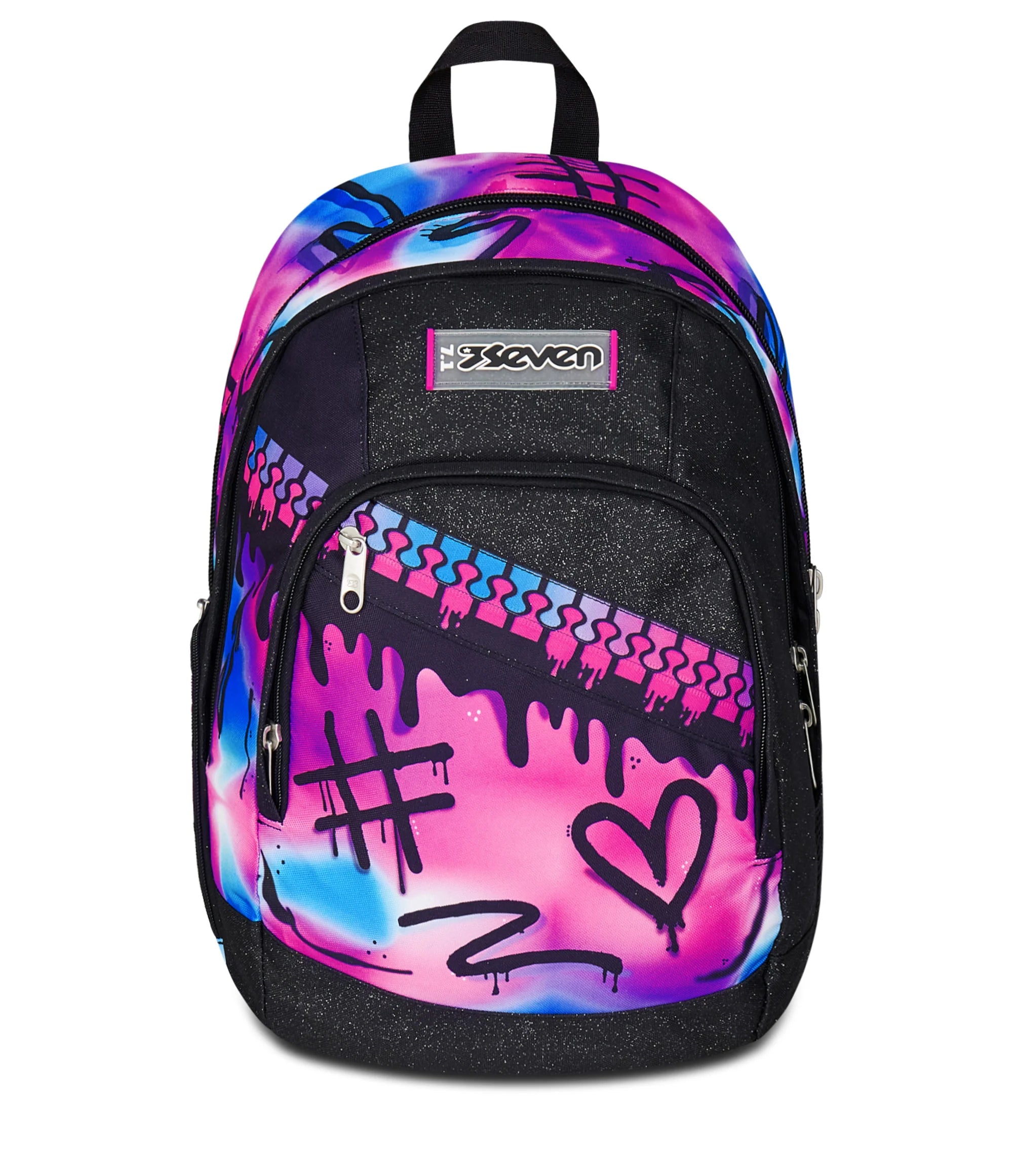 Zaino Seven Dual - Sprint Paint Girl - Fucsia/Azzurro