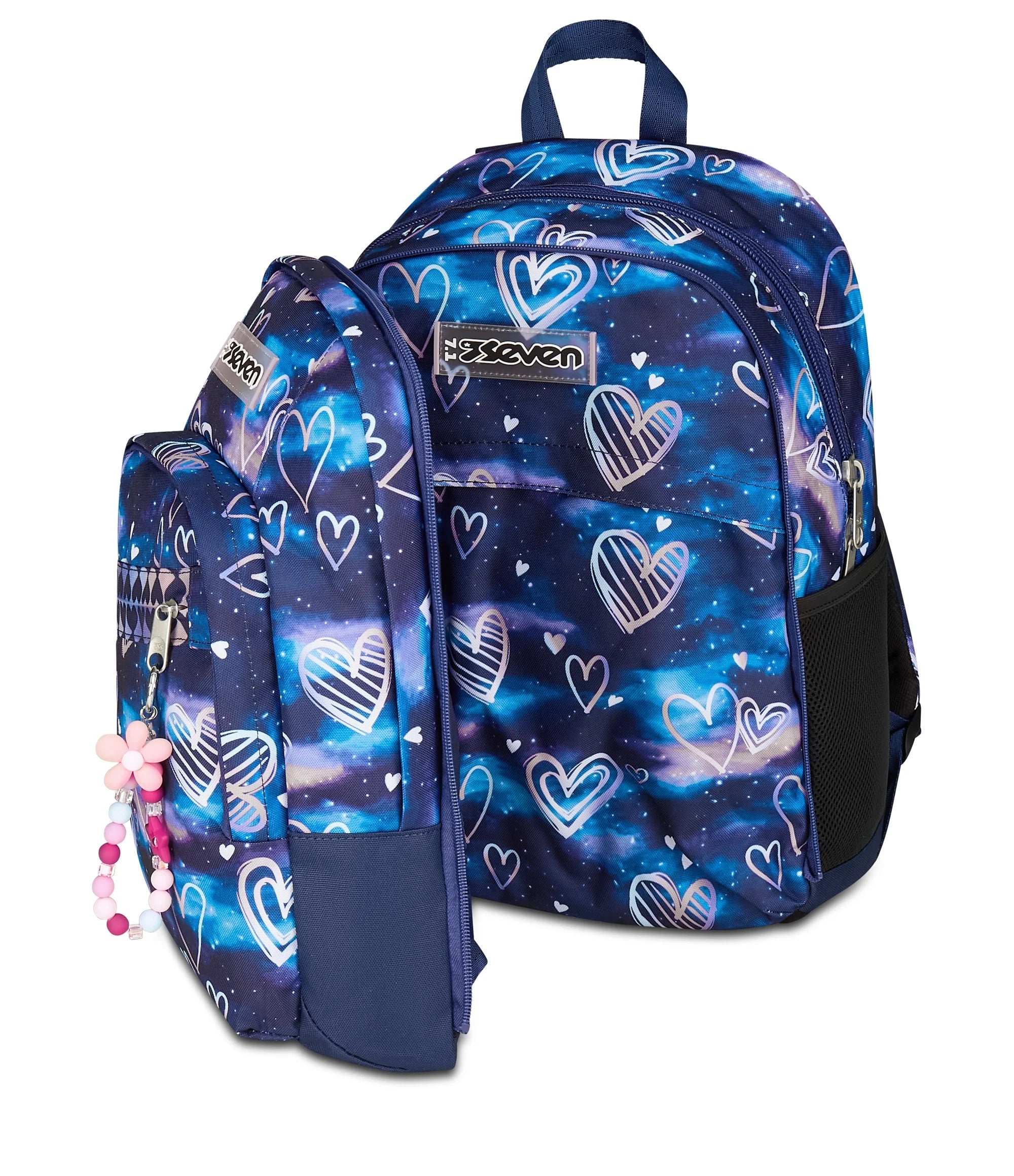 Zaino Seven Dual Detach - Gloomy Heart - Fucsia/Azzurro