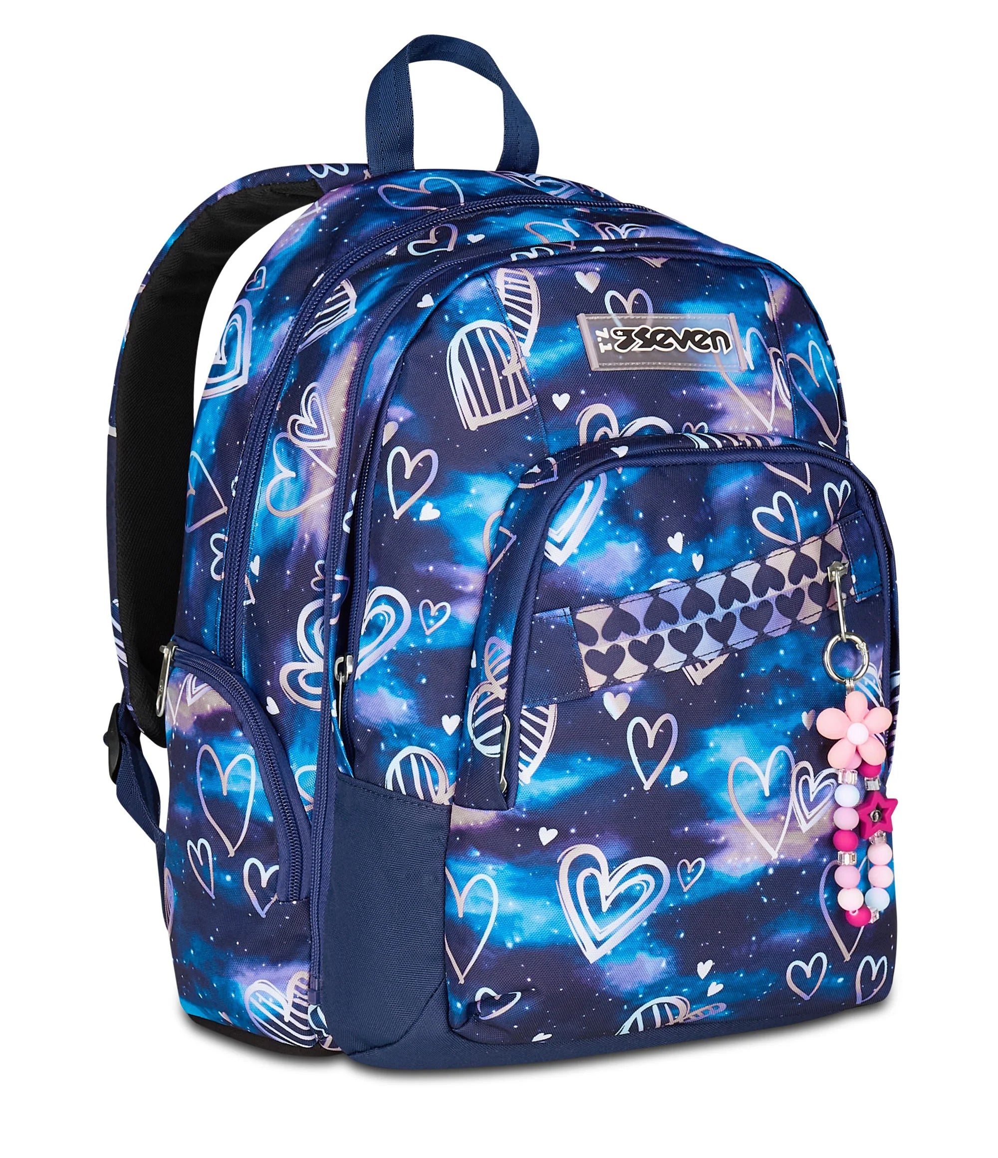 Zaino Seven Dual Detach - Gloomy Heart - Fucsia/Azzurro