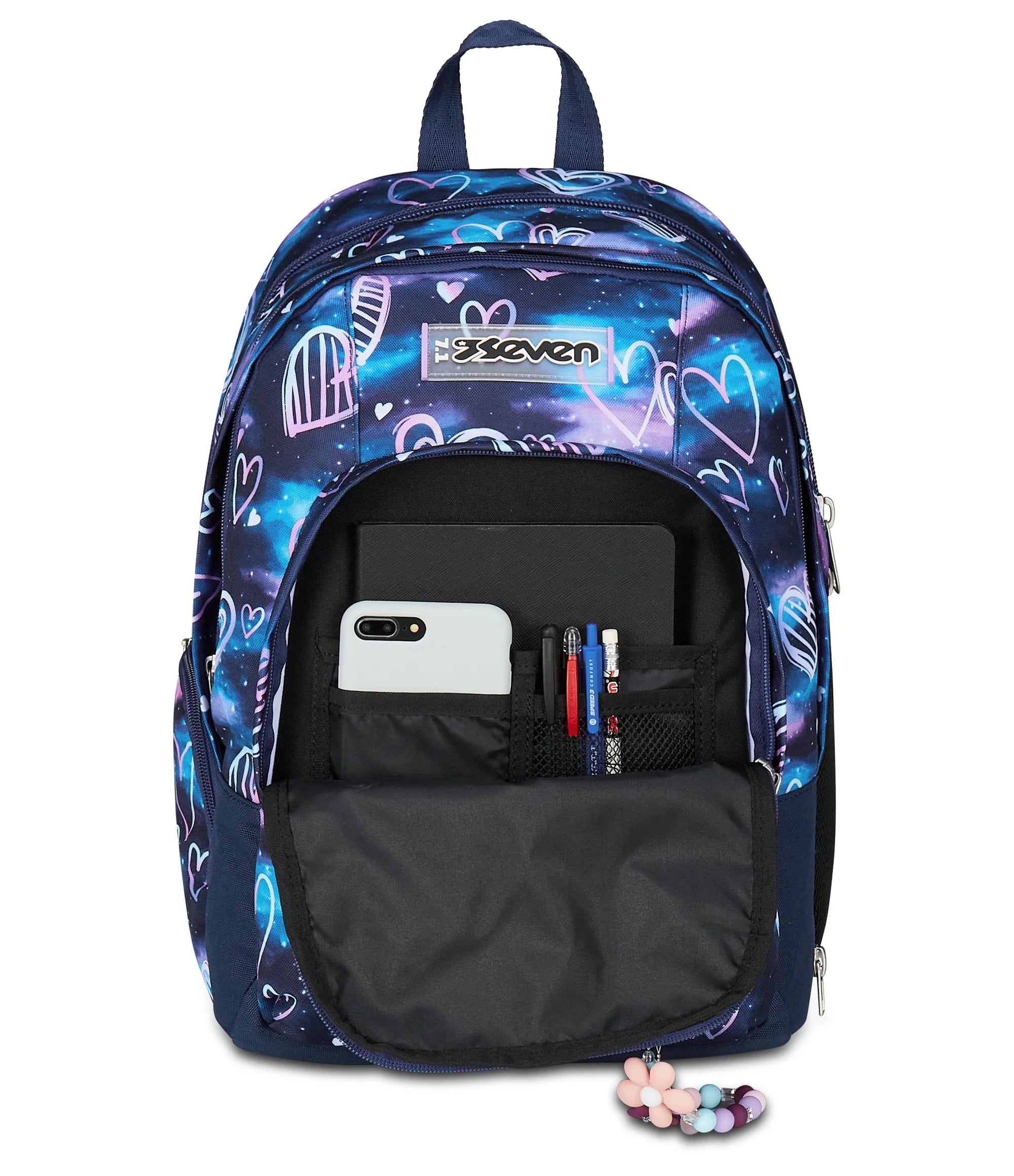 Zaino Seven Dual Detach - Gloomy Heart - Fucsia/Azzurro