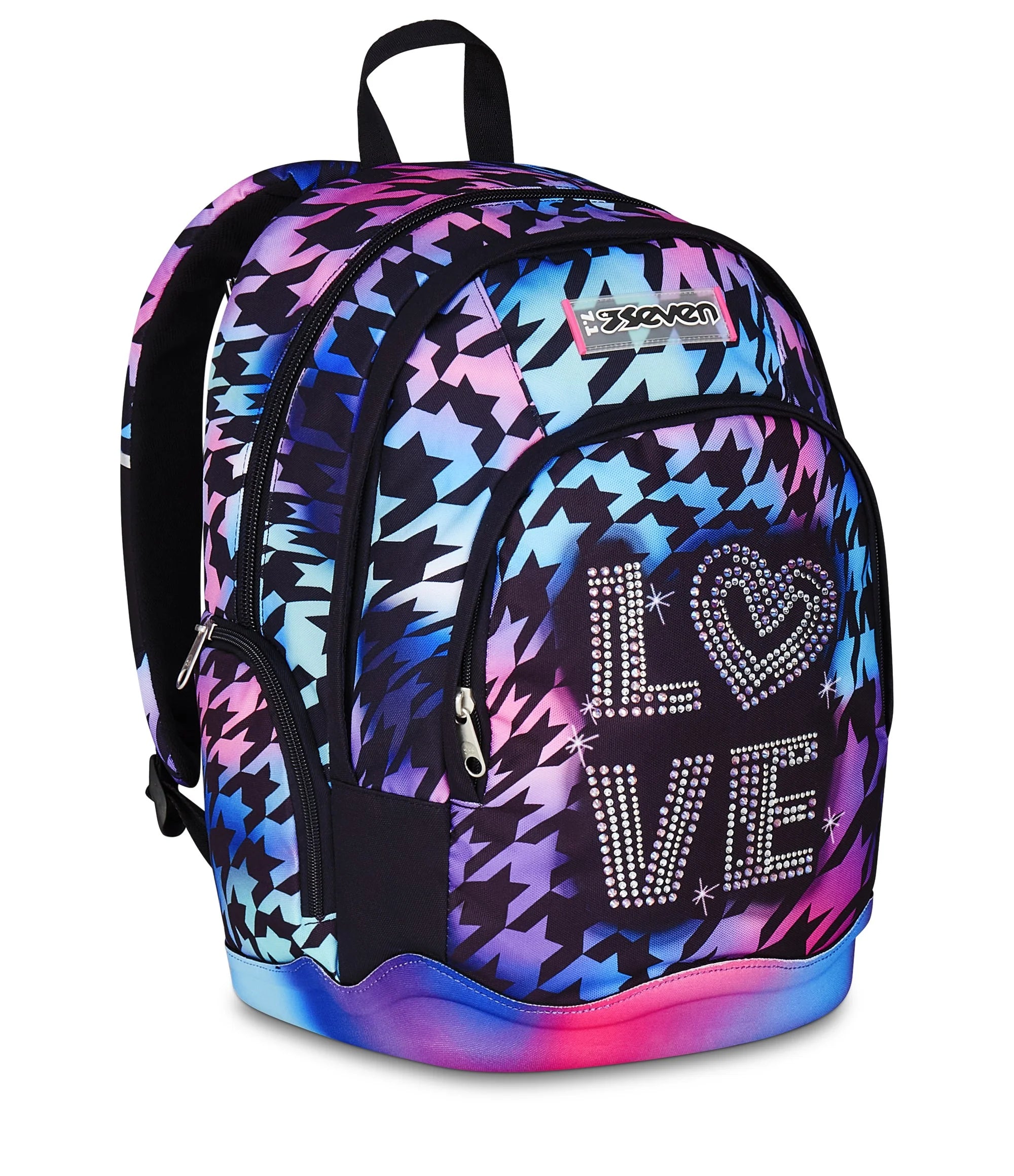 Zaino Seven Dual - Glow Love - Azzurro/Viola