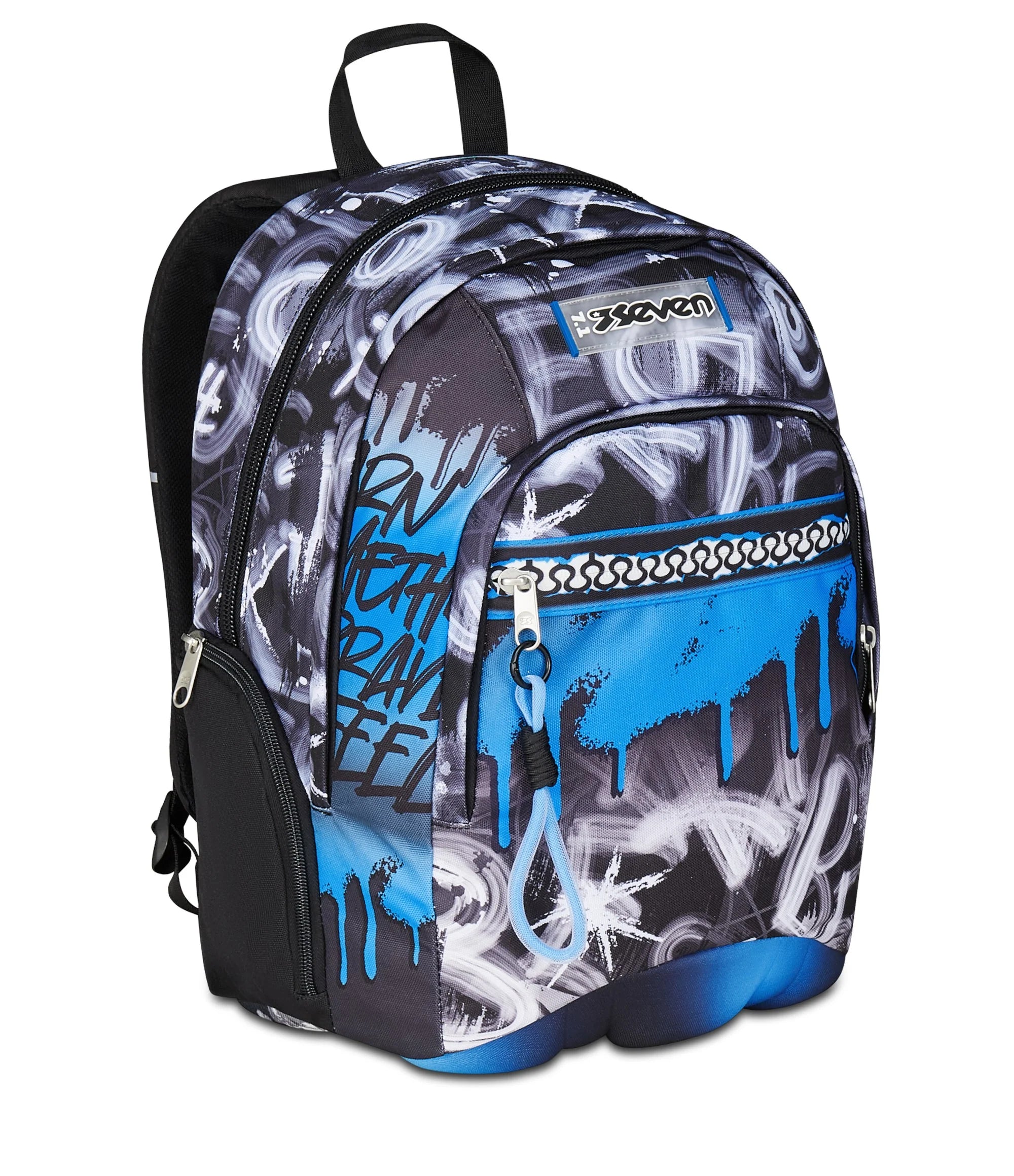 Zaino Seven Dual - Quick Graffiti Boy - Azzurro/Grigio