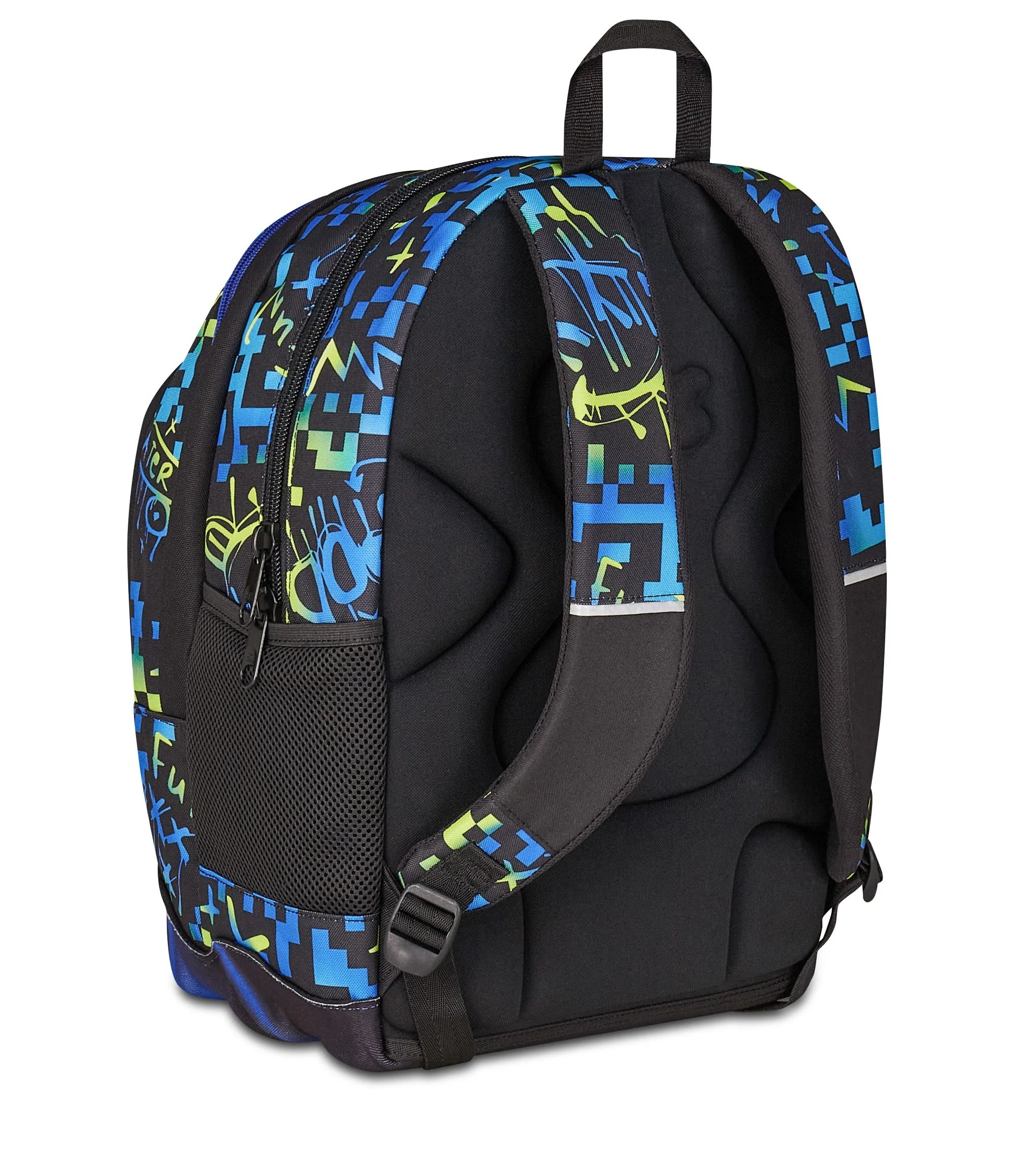 Zaino Seven Dual - Scribbled Flame - Blu/Giallo