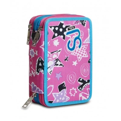 Astuccio 3 Zip Sj Gang Cuteled Girl