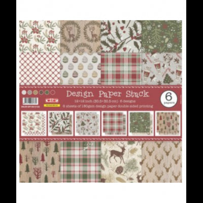 Wiler – Carta Scrapbooking 30,5×30,5 – Natale