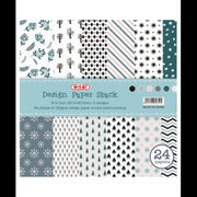 Carta Per Origami 8"x 8" 180 Gsm Stampa Su 2 Lati - Motivi Invernali - Wiler