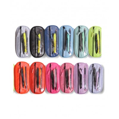 Astuccio Ovale Accessoriato Tinta Unita 2022/23