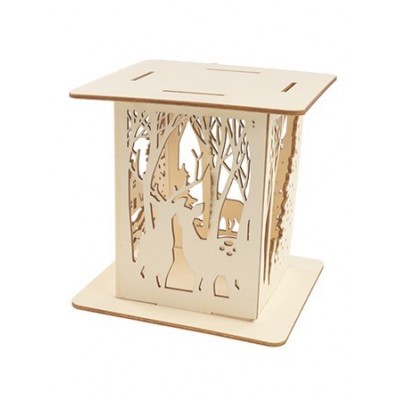 Lanterna Decorata Ad Incastro (kit 6 Pz) Cm.30x30x30