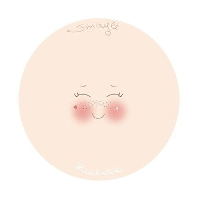 Viso Stampato Su Tessuto Smayle Ø 13