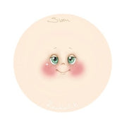 Viso Stampato Su Tessuto Swen Ø 16