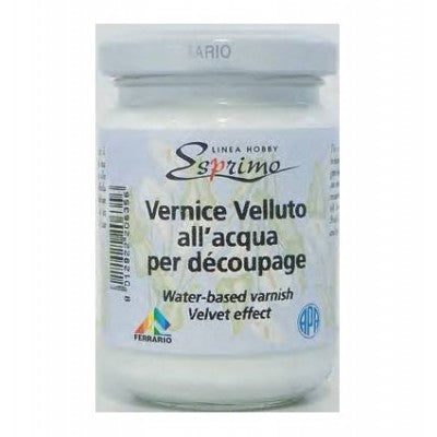 Vernice Velluto All'acqua Per Decoupage 150 Ml Ferrario