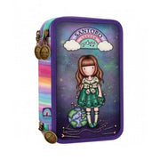 Astuccio Tre Zip Santoro Gorjuss Be Kind To Our Planet - 607gj27