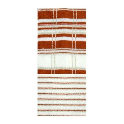 Renkalik Tubolare Tartan Lurex Terracotta/latte/oro - Tu345
