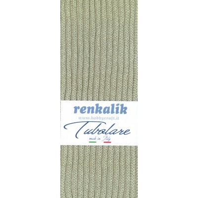 Renkalik Tubolare Costa Inglese Lurex Verde Salvia/oro - Tu336