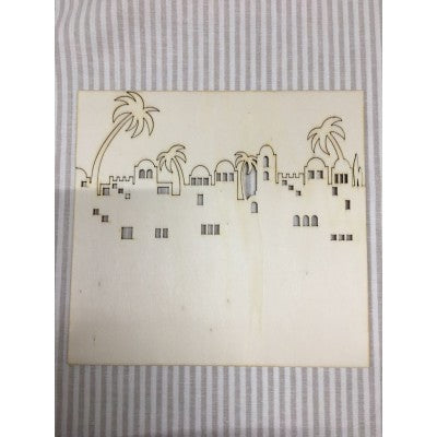 Paesaggio Betlemme In Legno - Renkalik