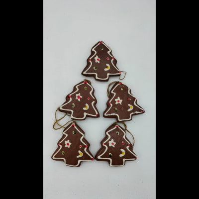 Set 6 Alberelli Natalizi Per Albero