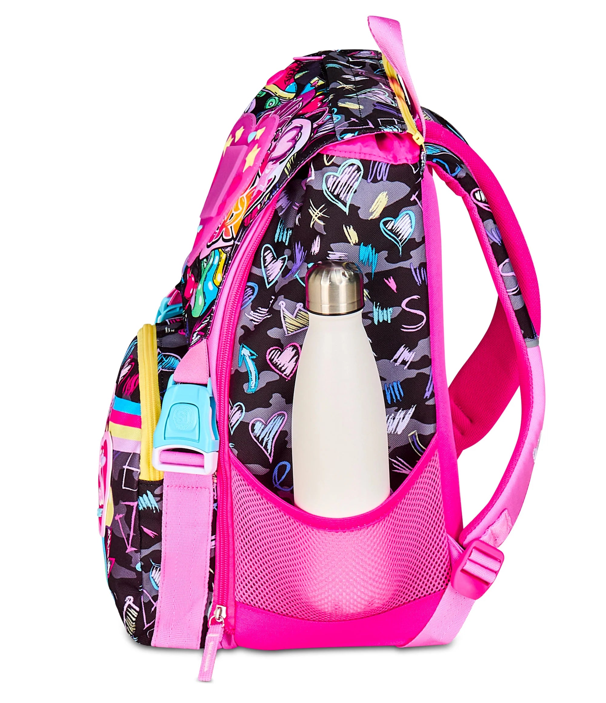 Zaino Estensibile Big SJ Game Led Girl - Fucsia/Nero