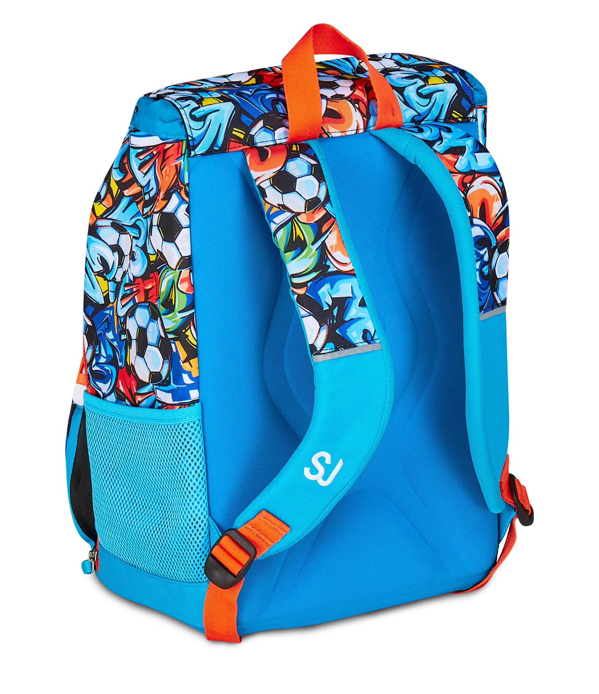 Zaino Estensibile Big SJ Tinypatch Boy – Azzurro/Arancione