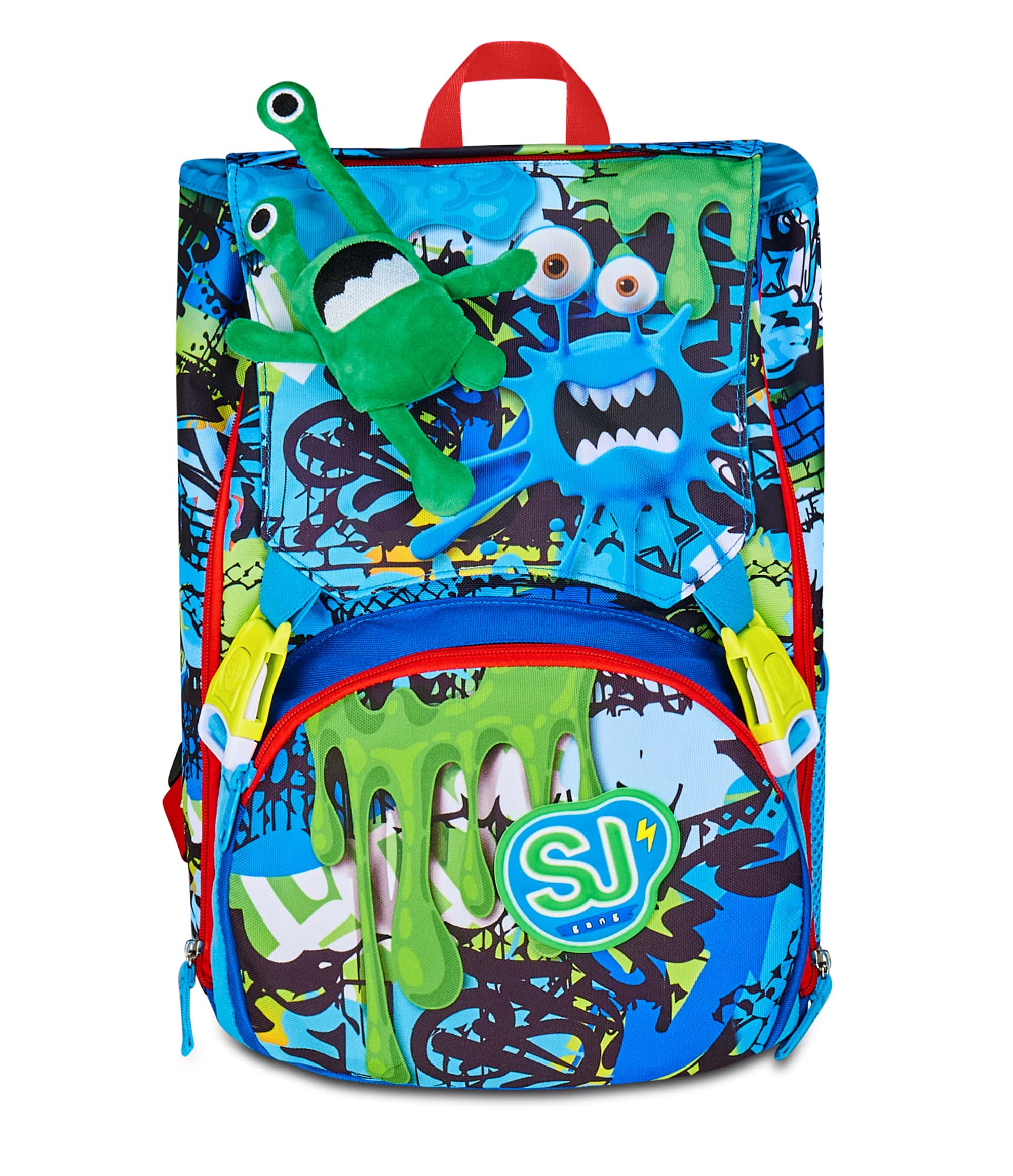 Zaino Estensibile Big SJ Fantasys Boy - Azzurro/Verde