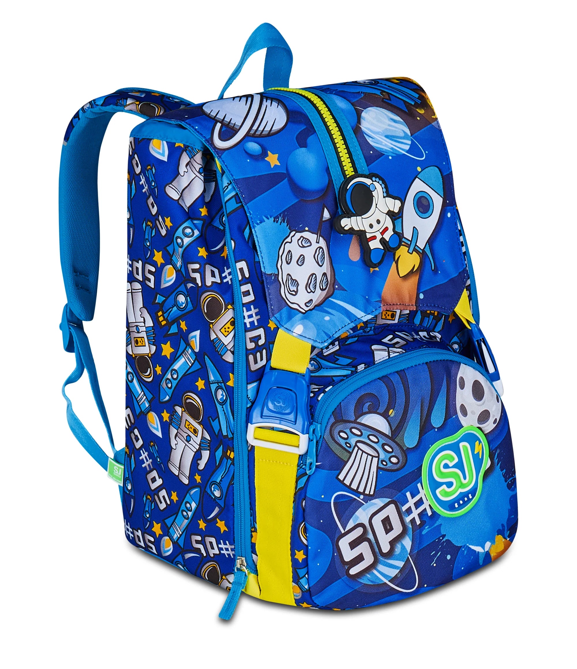 Zaino Estensibile Big Sj Flyrocket Boy - Blu/Giallo
