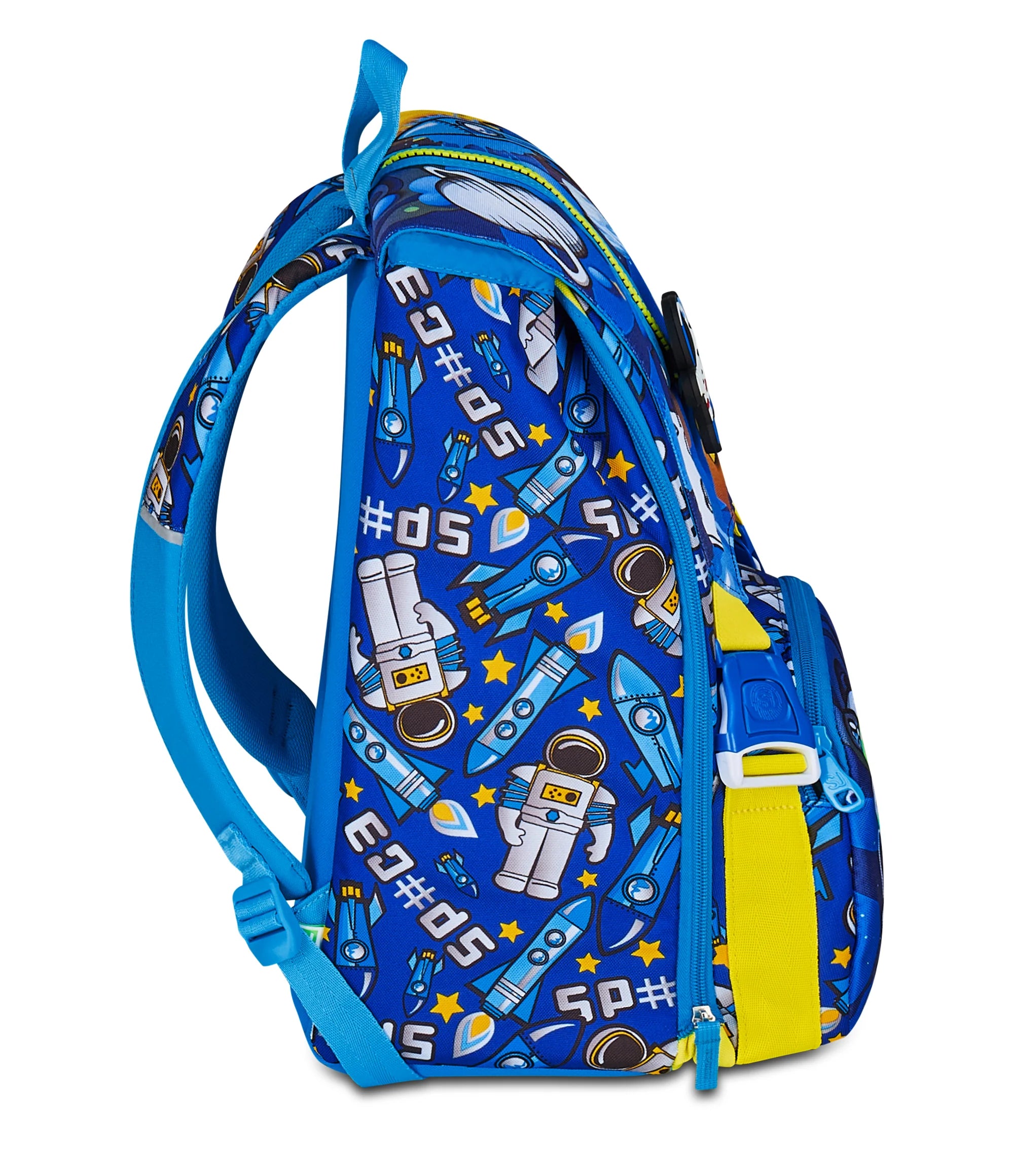 Zaino Estensibile Big Sj Flyrocket Boy - Blu/Giallo
