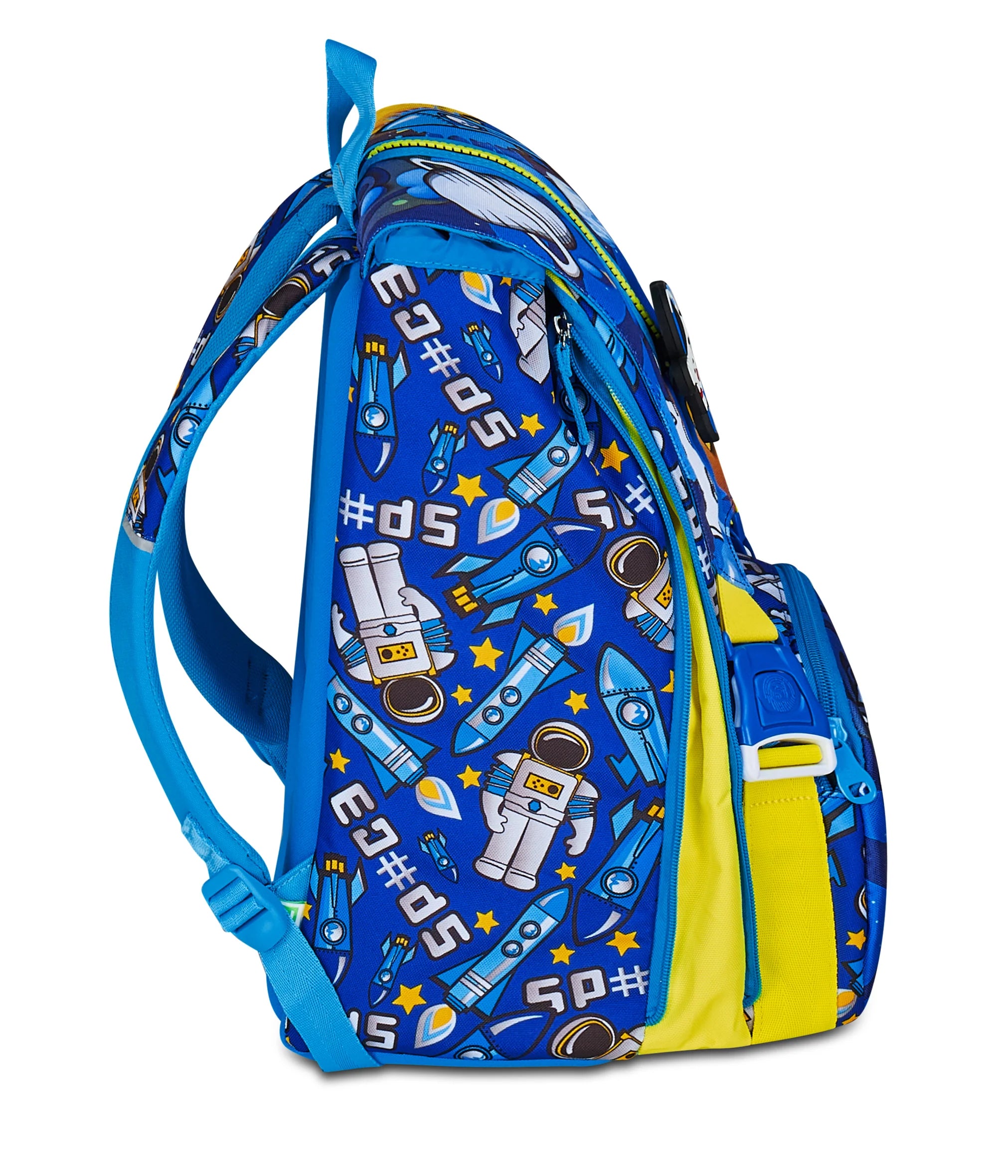 Zaino Estensibile Big Sj Flyrocket Boy - Blu/Giallo