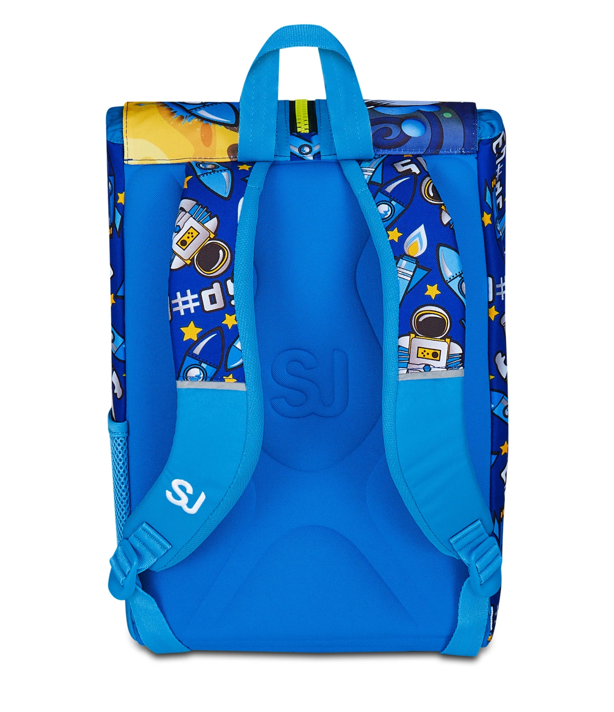 Zaino Estensibile Big Sj Flyrocket Boy - Blu/Giallo