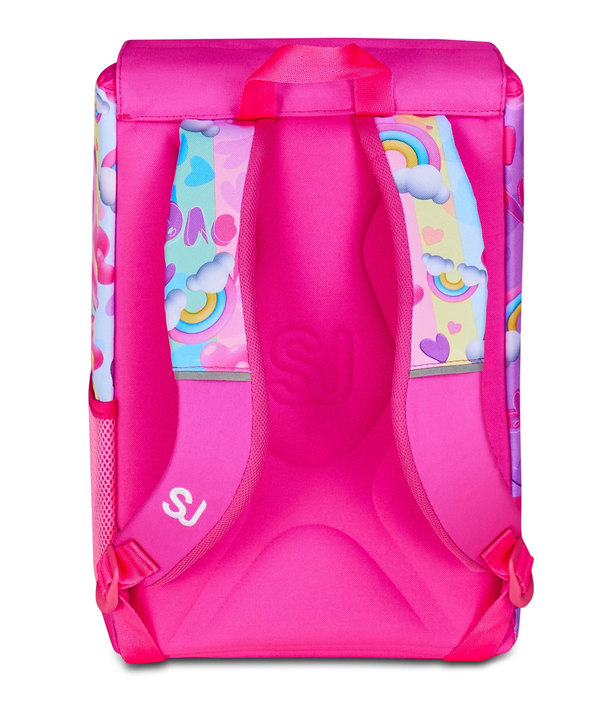 Zaino Scuola Estensibile Big da 24L - SJ GANG Flyunicorn Girl - Fucsia con Ali a Scomparsa