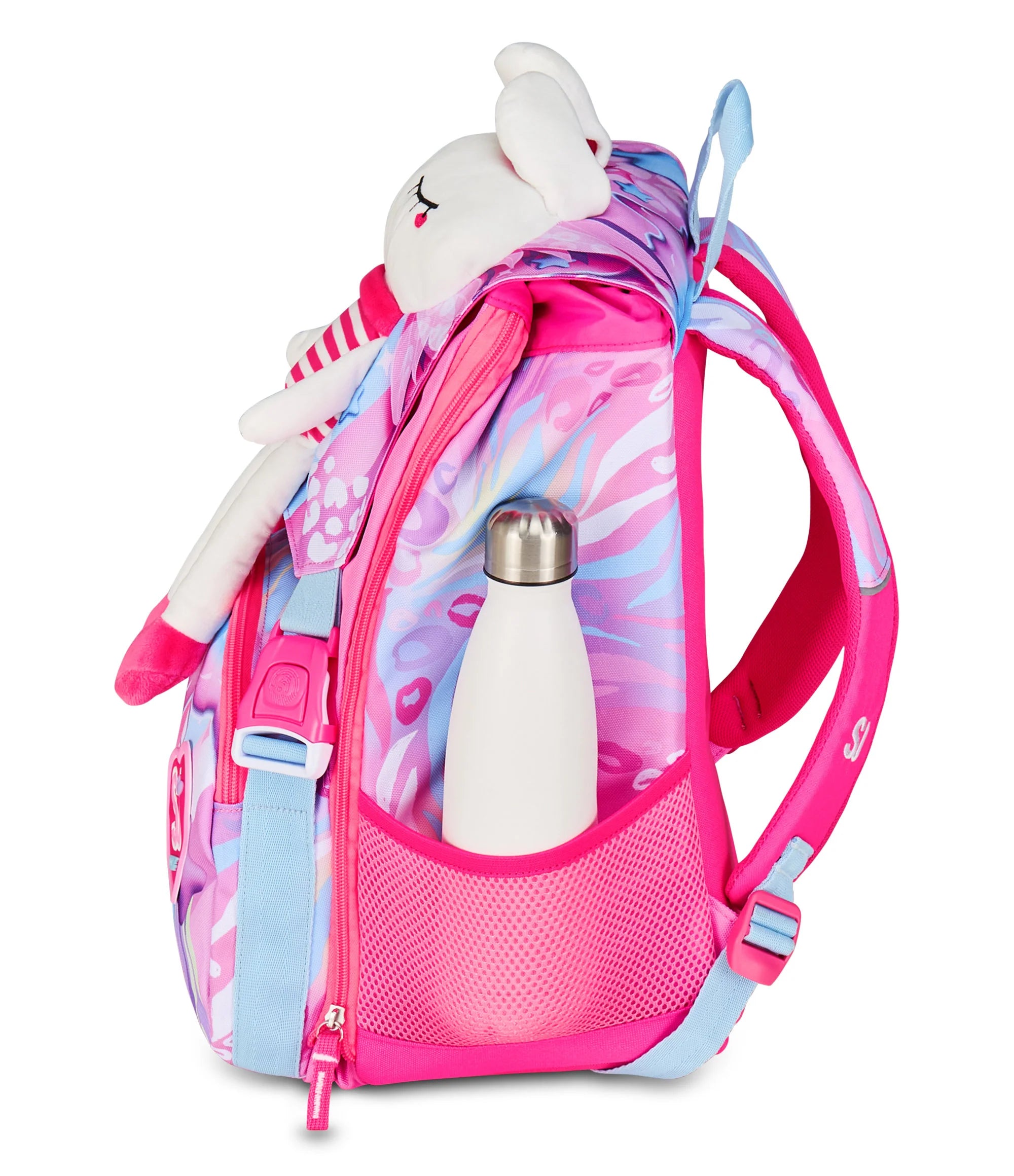 Zaino Estensibile Big SJ Girl Plushy Rabbit - Fucsia/Rosa