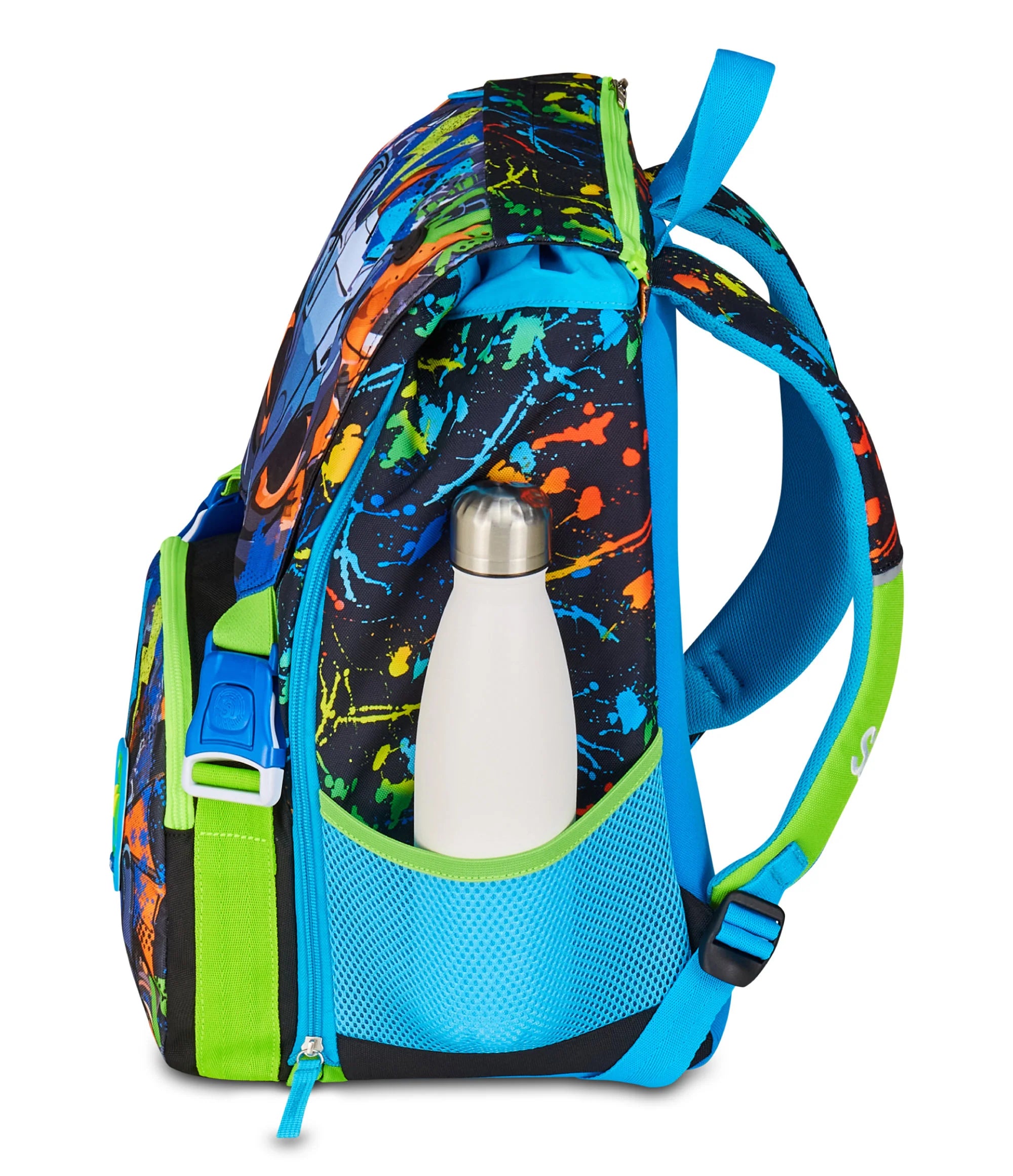 Zaino Estensibile Big SJ Gang Led Look - Nero/Blu