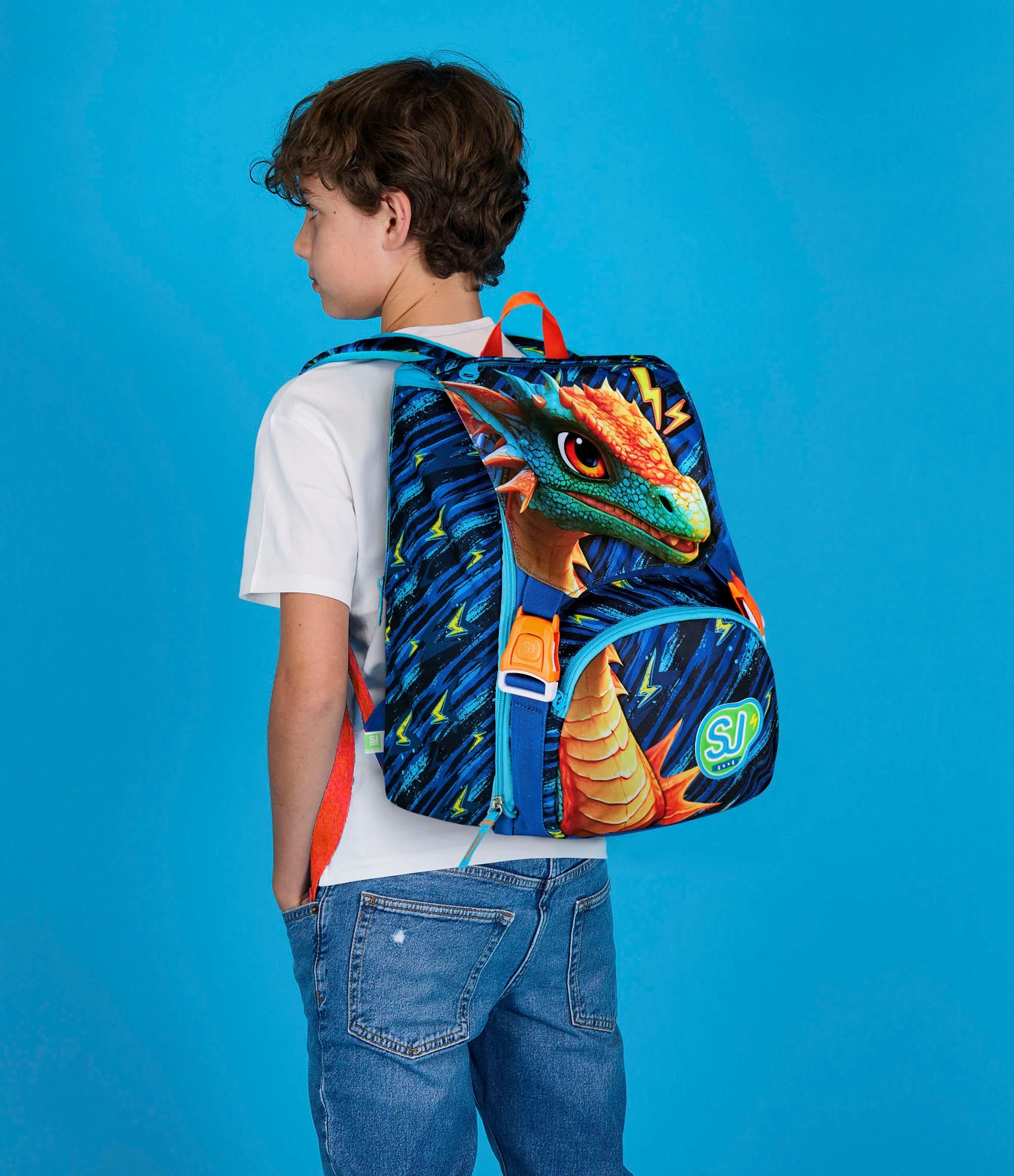 Zaino Estensibile Big SJ Gang Dragon Glide - Blu/Arancione