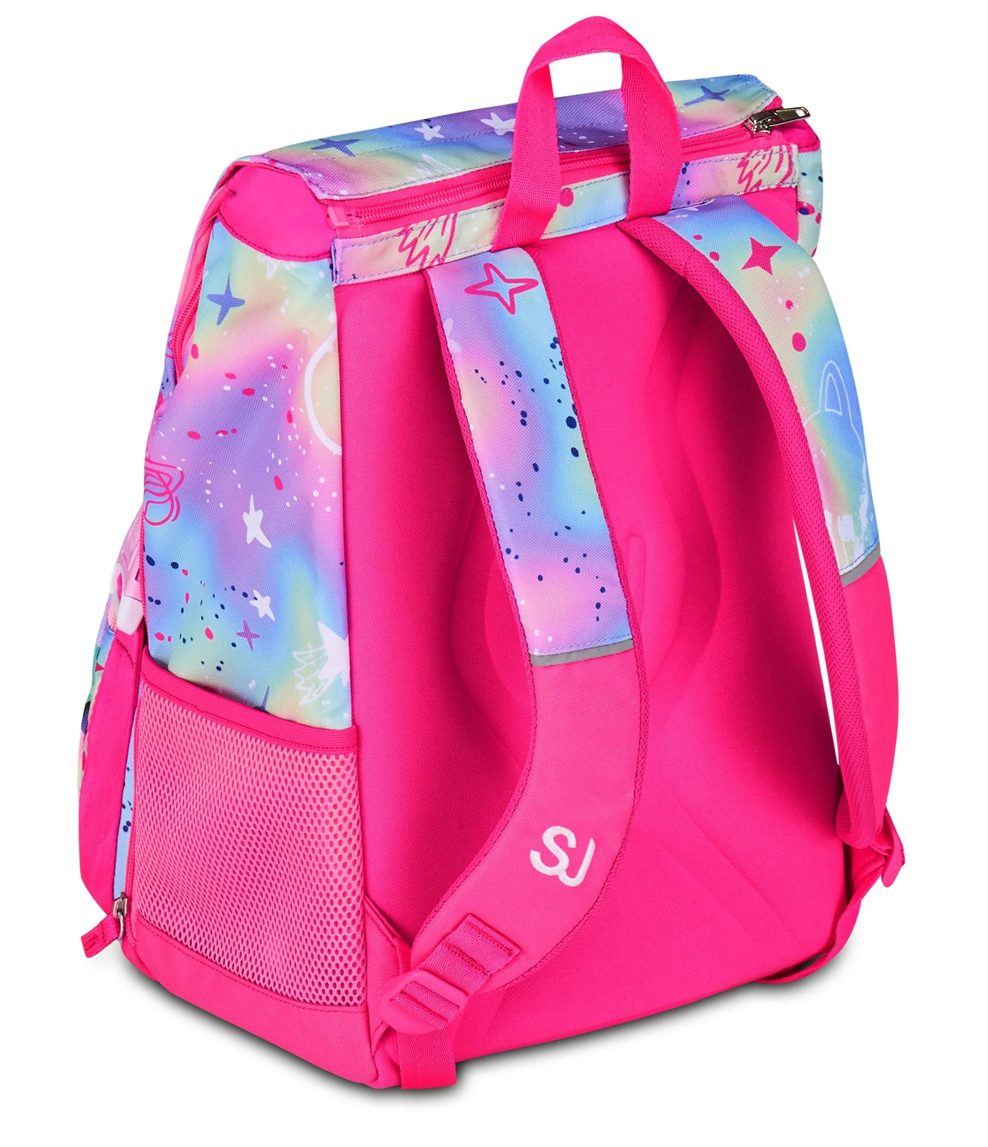 Zaino Estensibile Big SJ Girl Cat Led - Fucsia/Rosa