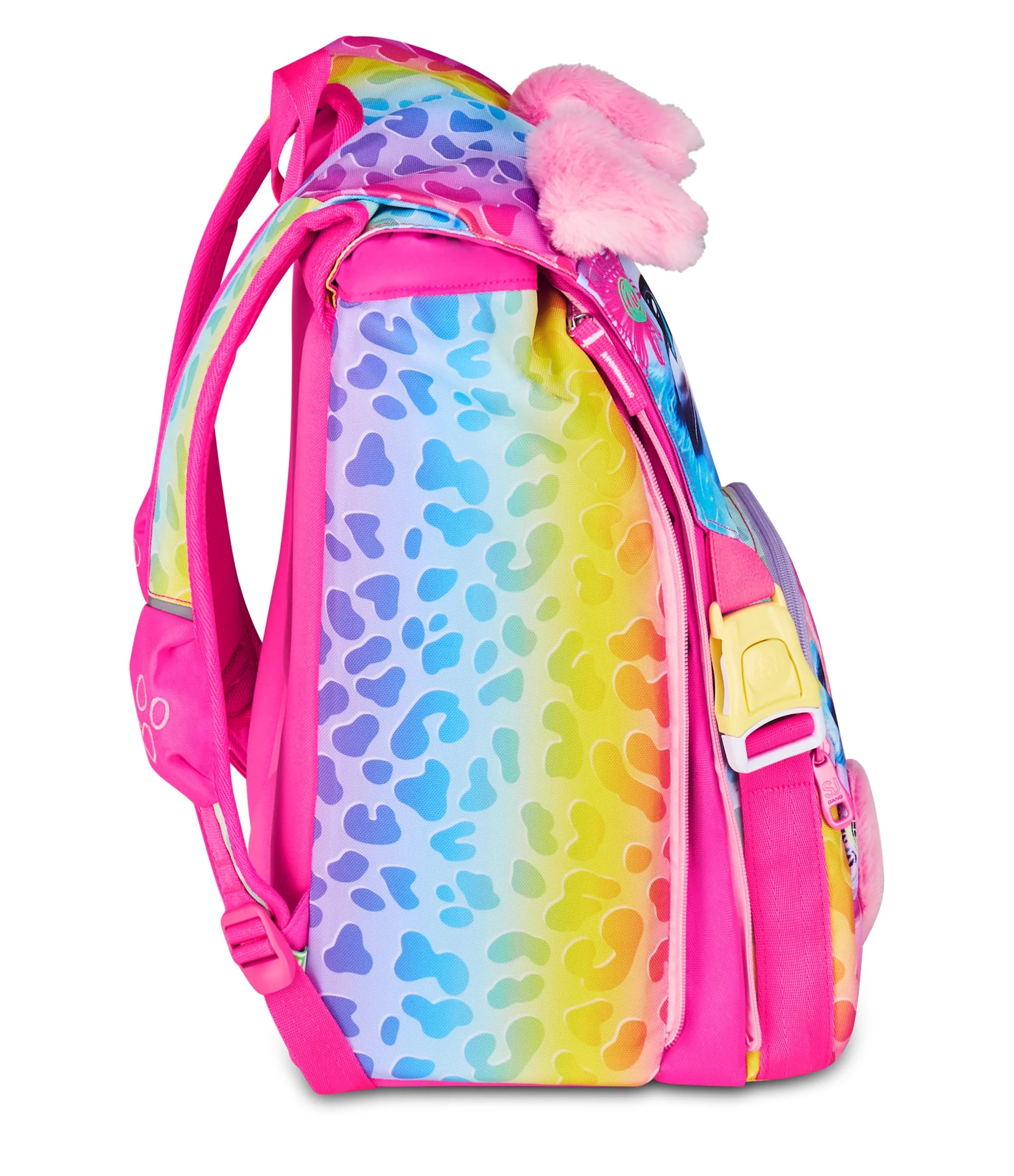 Zaino Estensibile Big SJ Girl Cat&Air - Fucsia/Azzurro