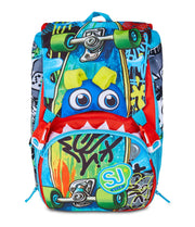 Zaino Estensibile Big SJ Gang Sharky Skate - Azzurro/Rosso