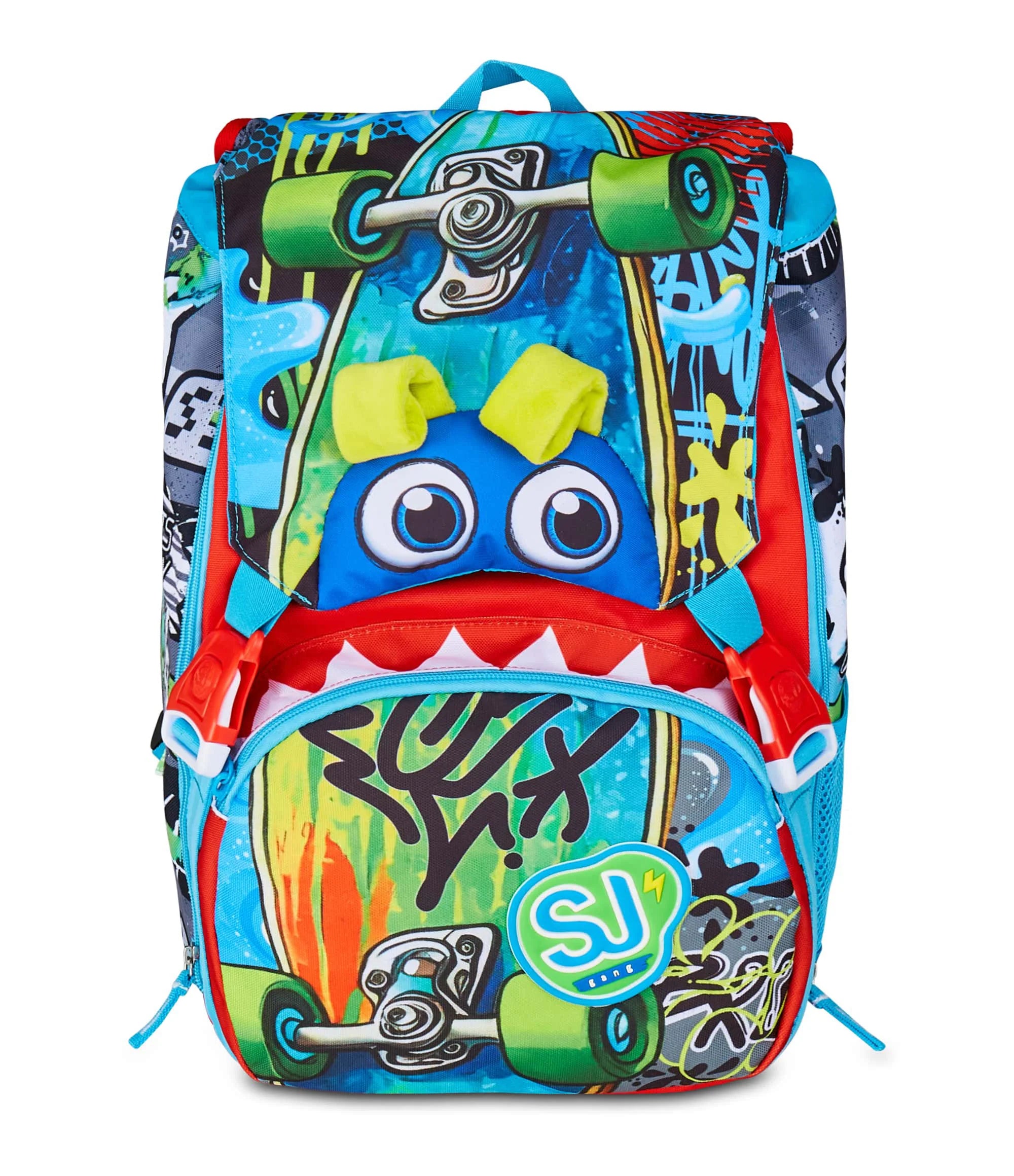 Zaino Estensibile Big SJ Gang Sharky Skate - Azzurro/Rosso