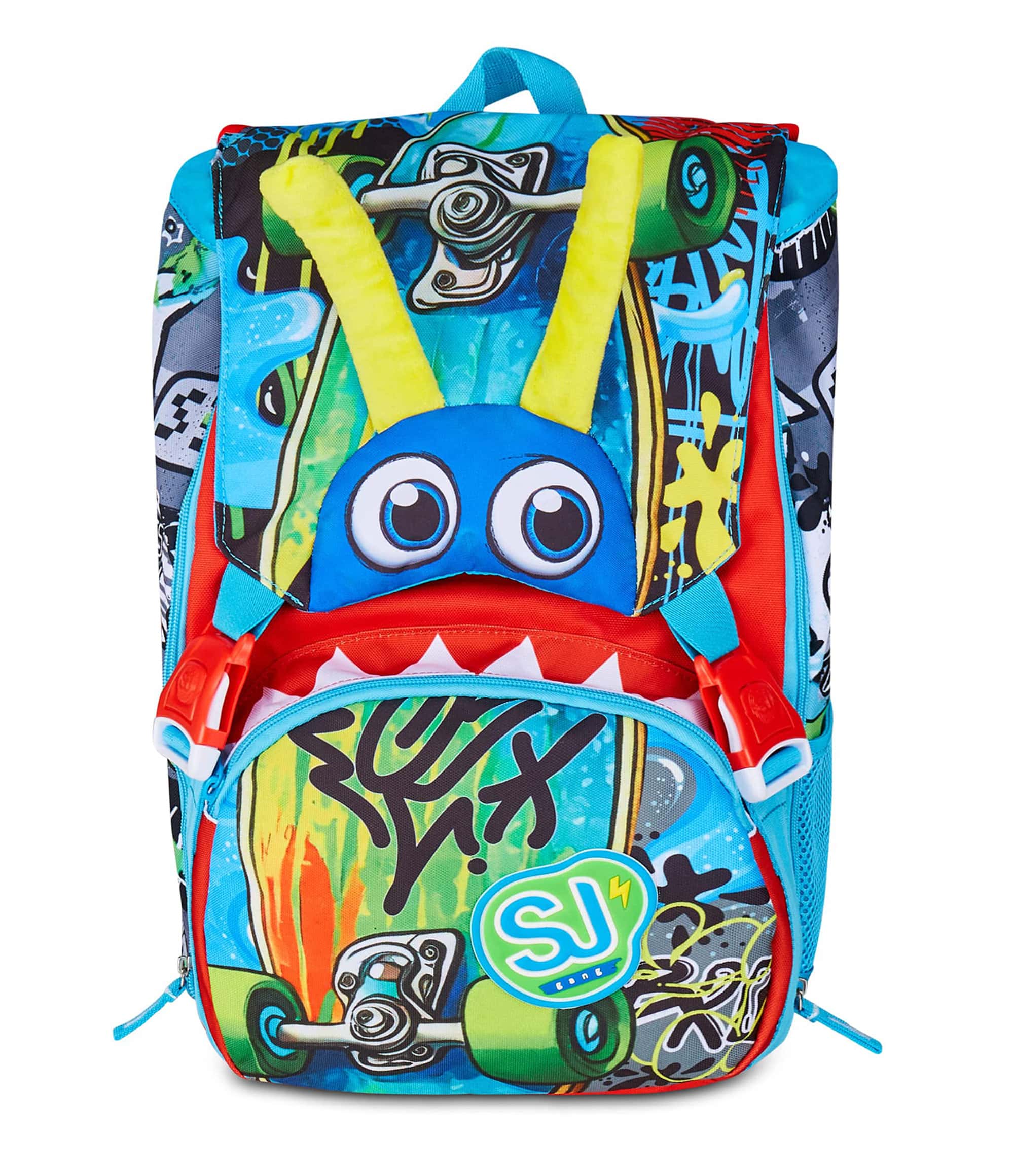 Zaino Estensibile Big SJ Gang Sharky Skate - Azzurro/Rosso